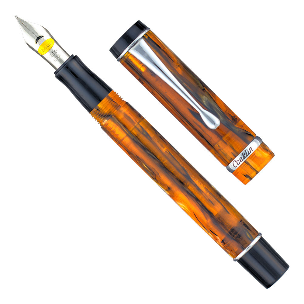 Conklin Duragraph Amber Fountain Pen