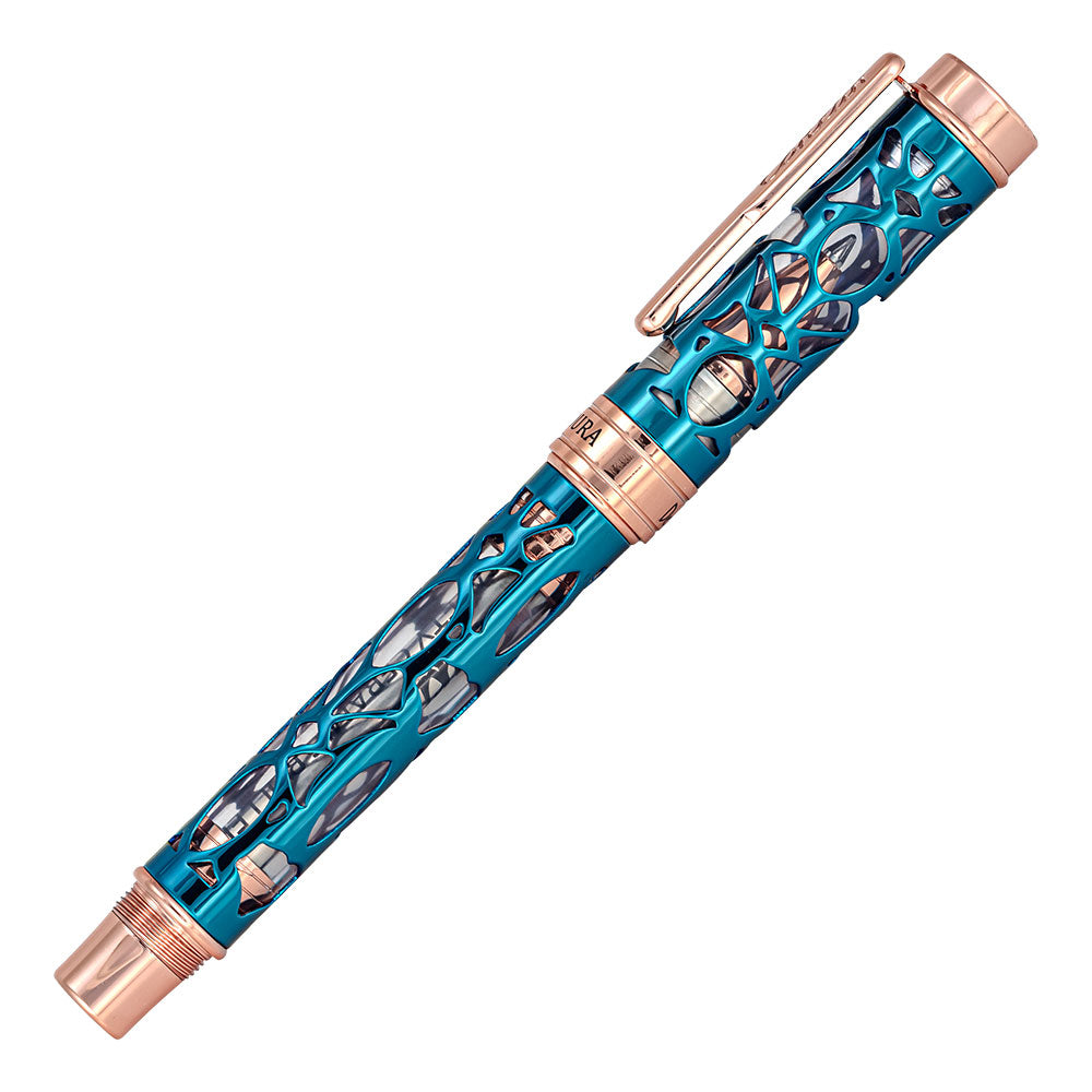 Conklin Endura Deco Crest Rollerball Demo & Blue