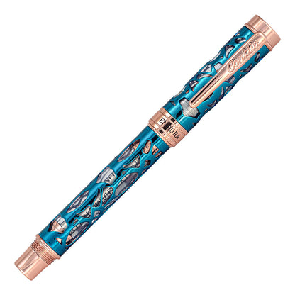 Conklin Endura Deco Crest Rollerball Demo & Blue