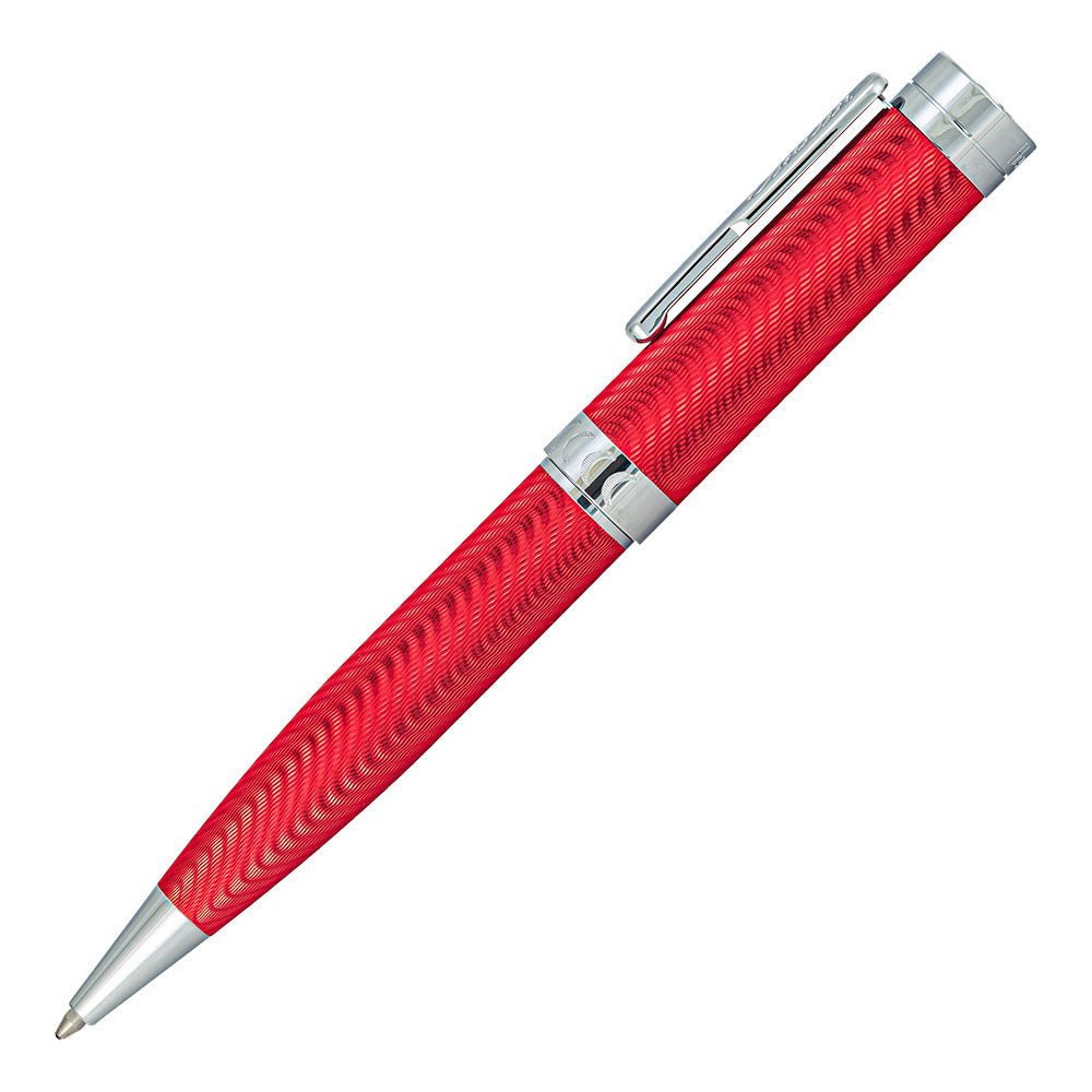 Conklin Herringbone Signature Ballpoint Red