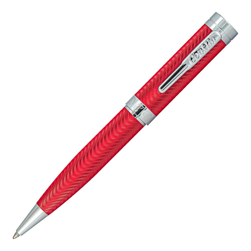 Conklin Herringbone Signature Ballpoint Red