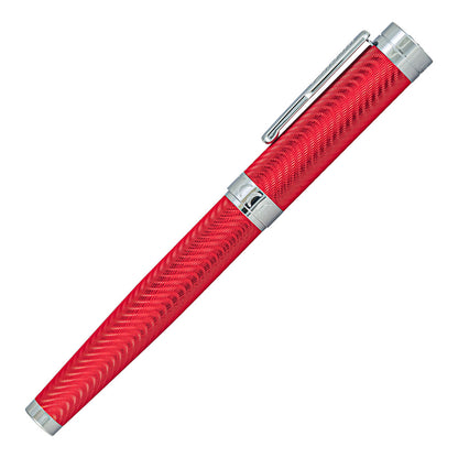 Conklin Herringbone Signature Red Fountain Pen