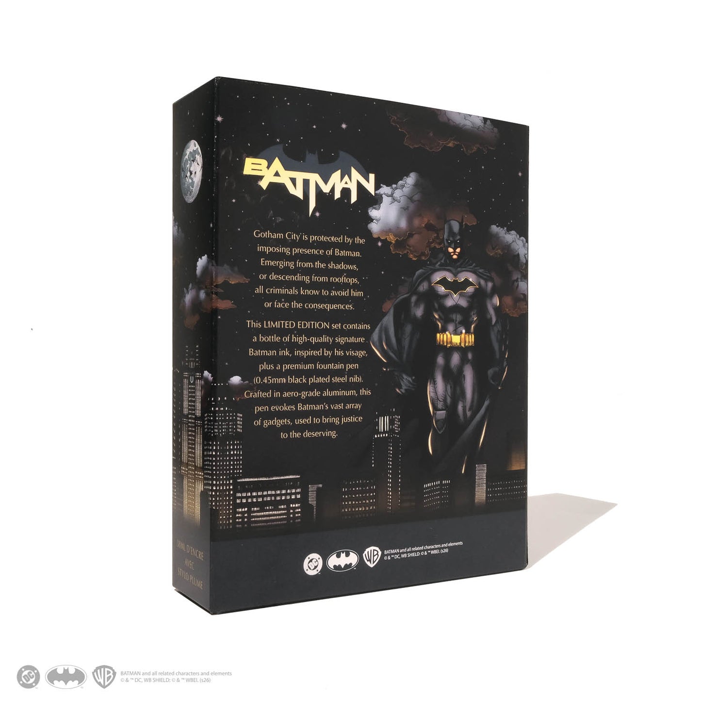 Ferris Wheel Press Limited Edition Marquise Batman Fountain Pen + 38ml Ink Set