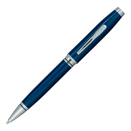 Cross Coventry Ballpoint Blue Chrome Trim