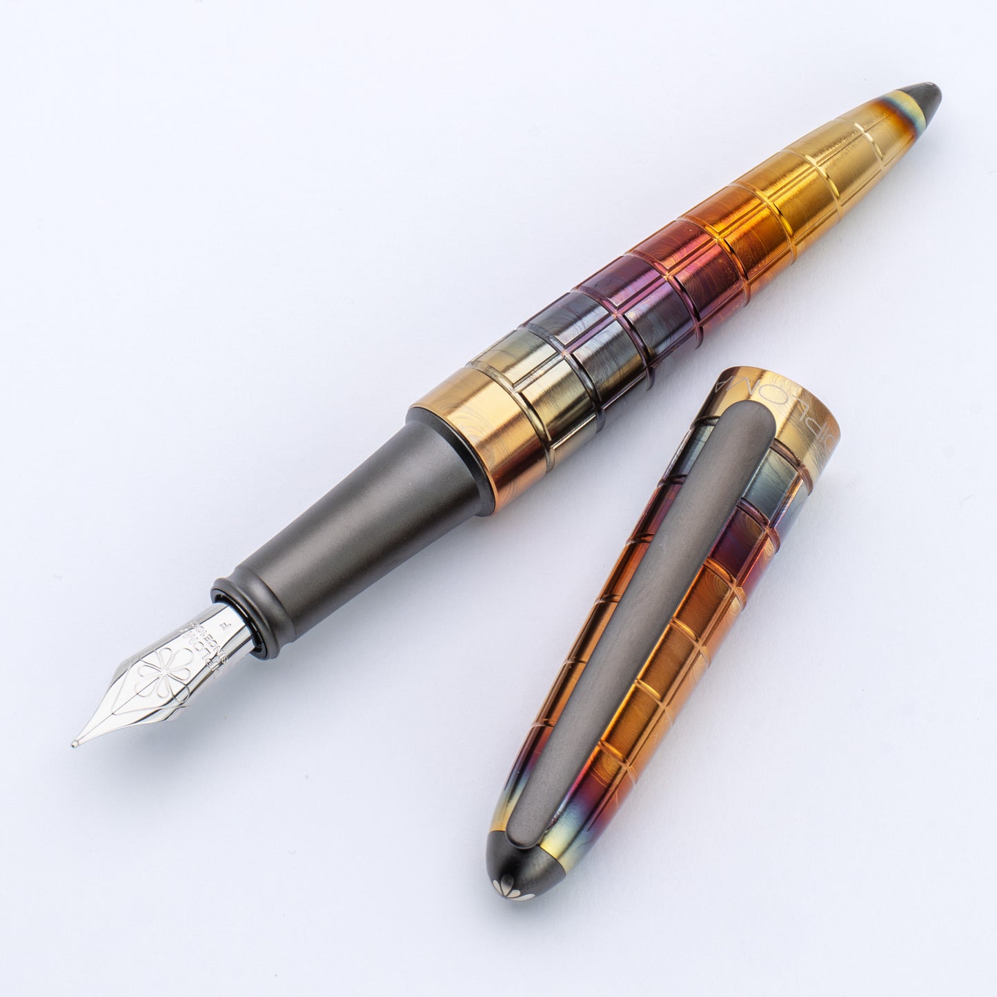 Diplomat Aero Rhomb Flame Fountain Pen