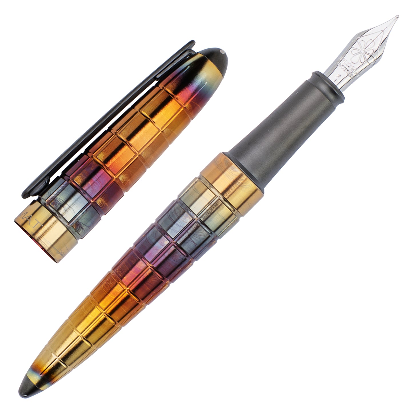 Diplomat Aero Rhomb Flame Fountain Pen