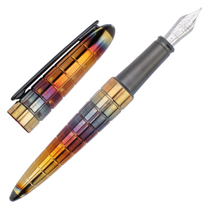 Diplomat Aero Rhomb Flame Fountain Pen