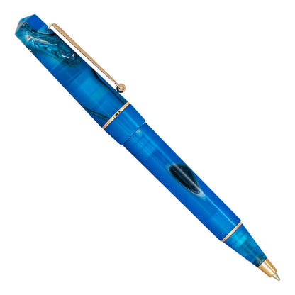 Delta Duna Ballpoint Oasis Blue Rose Gold Trim