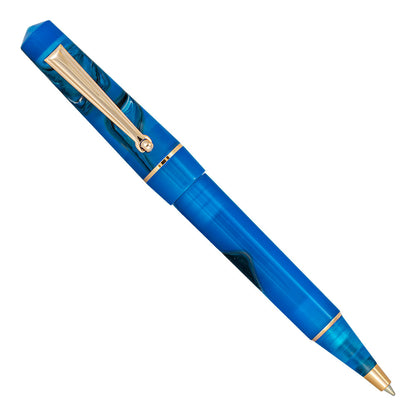 Delta Duna Ballpoint Oasis Blue Rose Gold Trim