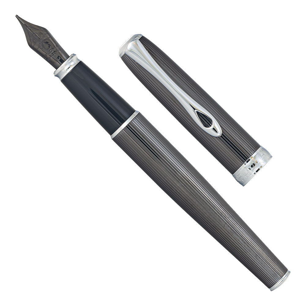 Diplomat Excellence A² Gunmetal Fountain Pen Steel Nib