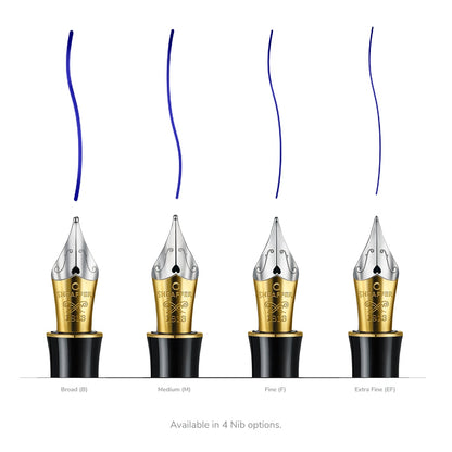 Sheaffer Balance Black Chrome Trim Fountain Pen