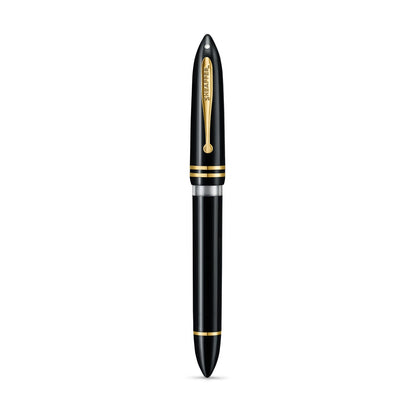 Sheaffer Balance Black Gold Trim Fountain Pen