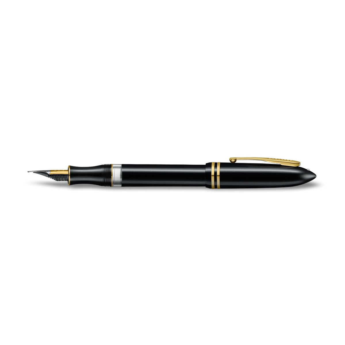 Sheaffer Balance Black Gold Trim Fountain Pen