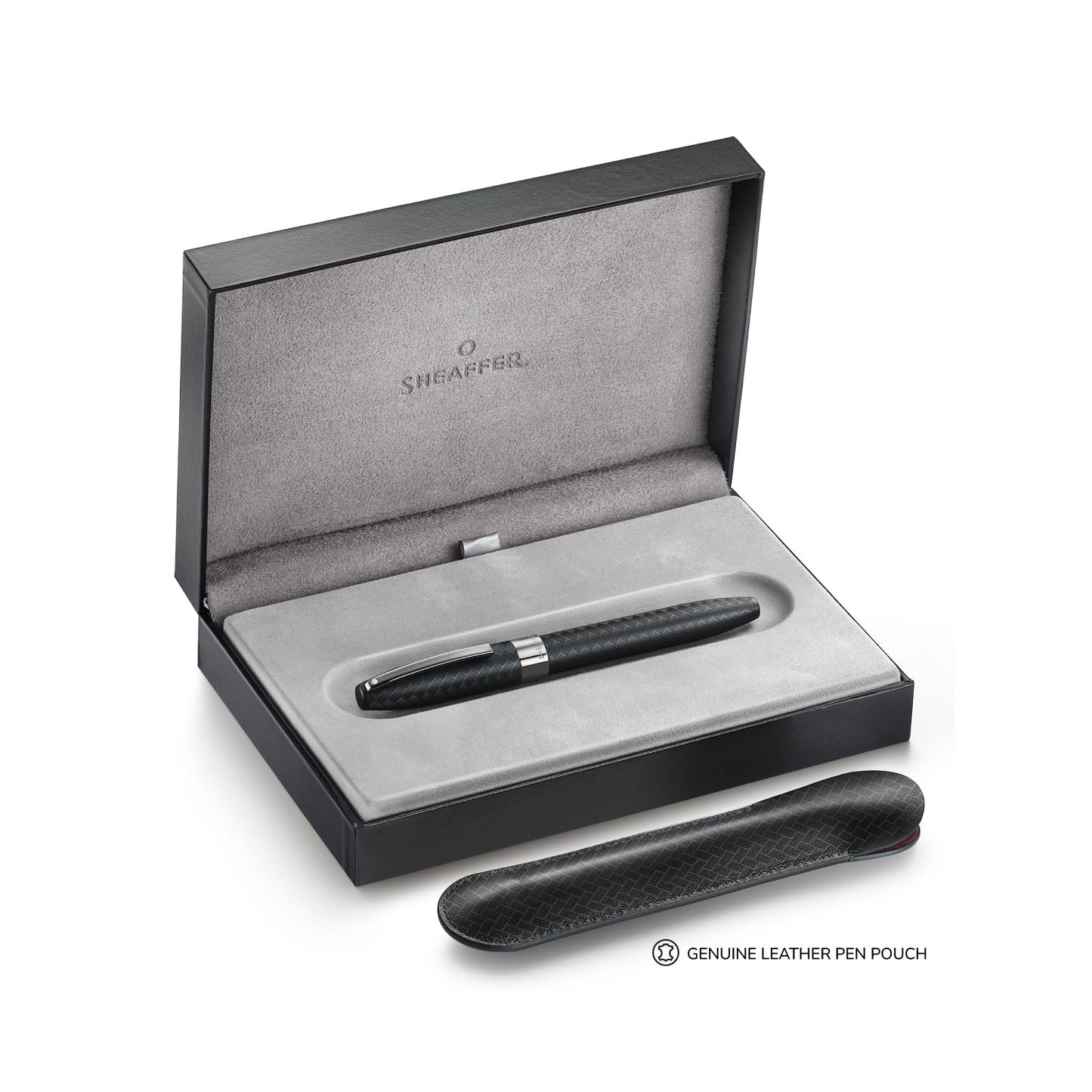 Sheaffer Legacy Matte Black Chevron Fountain Pen