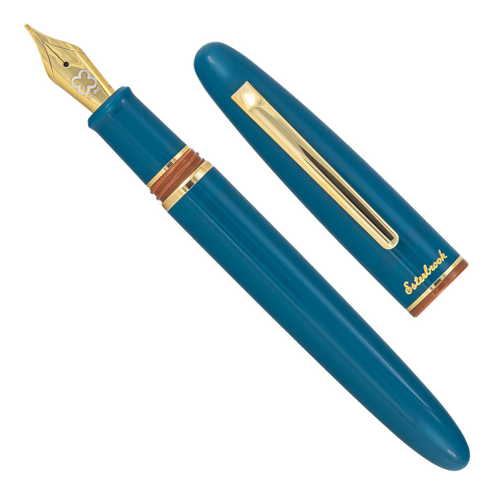 Esterbrook Estie Back to the Lands Funky Lake Gold Trim Fountain Pen