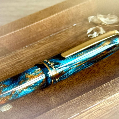 Esterbrook x BUNGU Box Kachofugetsu Estie Kingfisher Fountain Pen