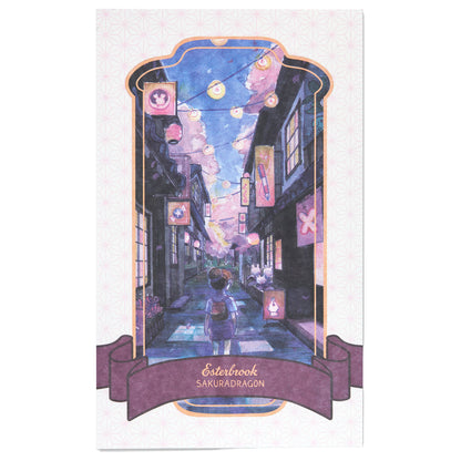 Esterbrook x Sakuradragon Blotter Paper Sakura Street