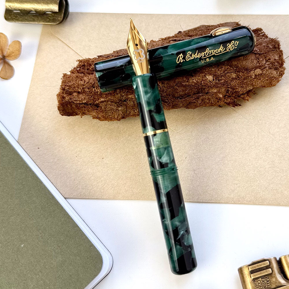 Esterbrook Niblet Evergreen Gold Trim Fountain Pen