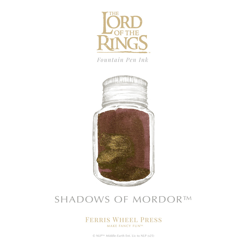 Ferris Wheel Press x LOTR - Shadow of Mordor - 28ml Ink