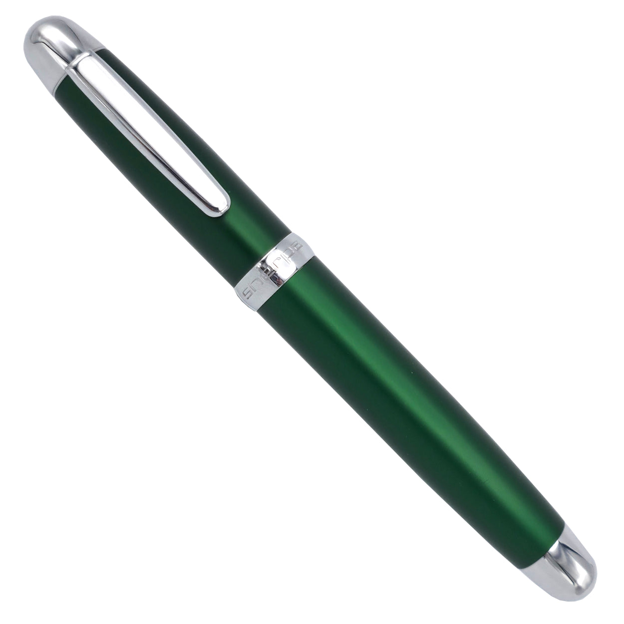 Sherpa Pen Cover Aluminum Green with Chrome Trim