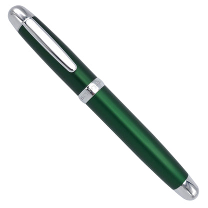 Sherpa Pen Cover Aluminum Green with Chrome Trim