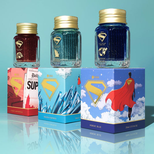 Ferris Wheel Press Superman Edition 28ml Ink Bottle