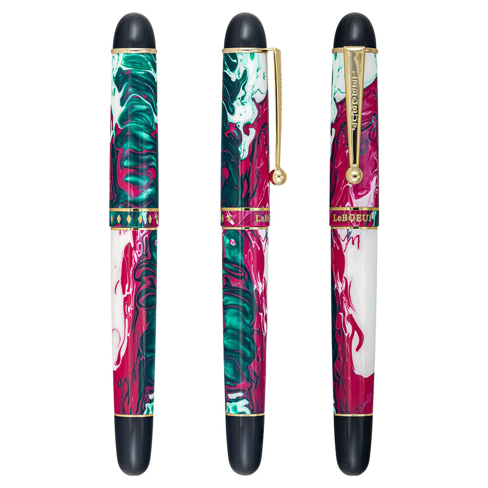 LeBOEUF Limited Edition Diamond Spumoni Fountain Pen