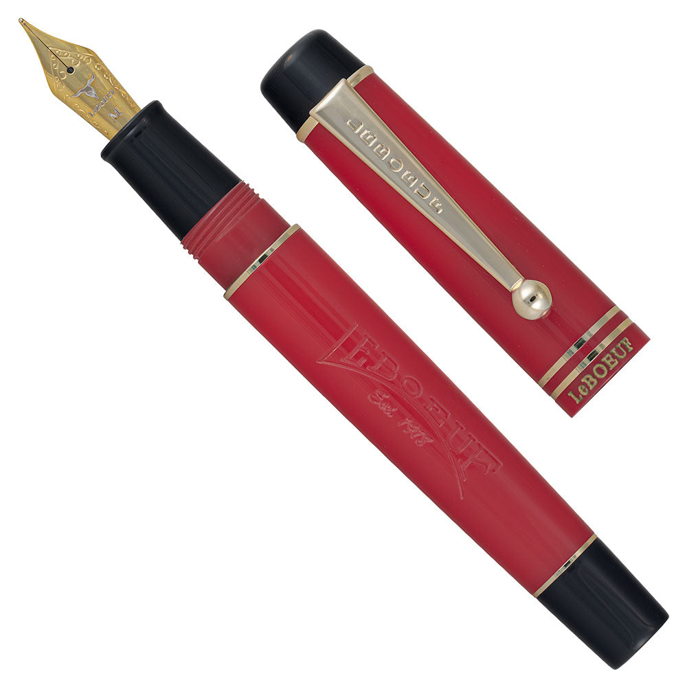 LeBoeuf Pilgrim Heritage Candy Apple Red Fountain Pen