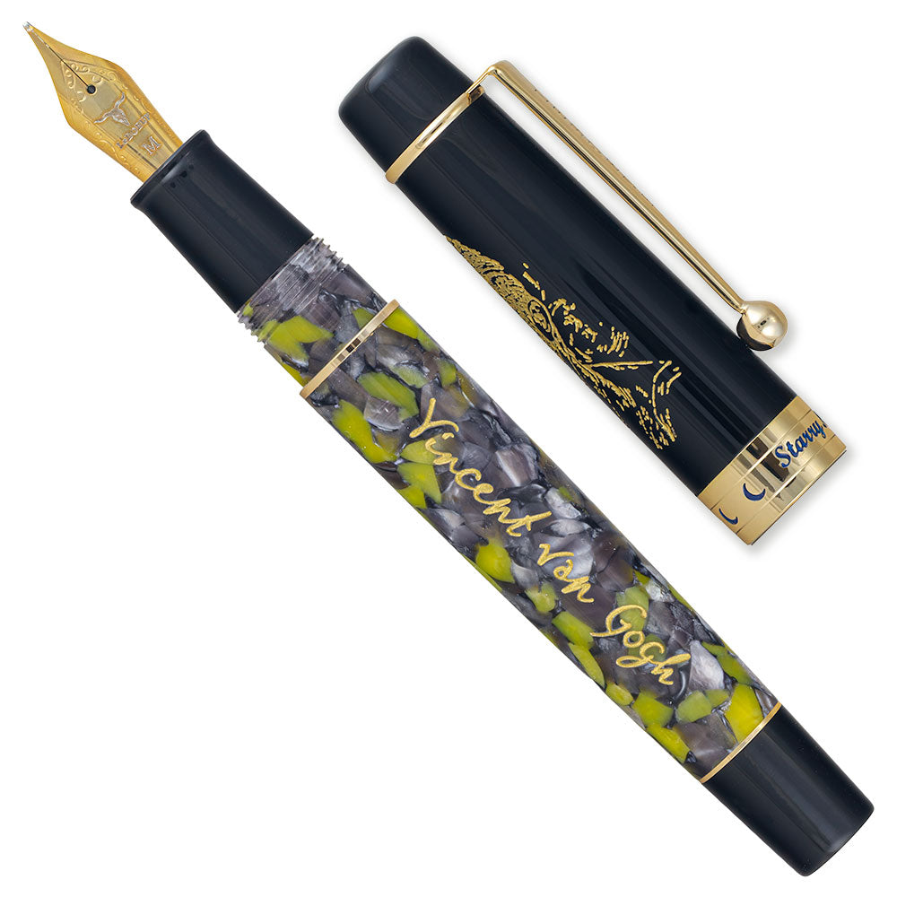 LeBOEUF Limited Edition Icon Van Gogh Starry Night Fountain Pen