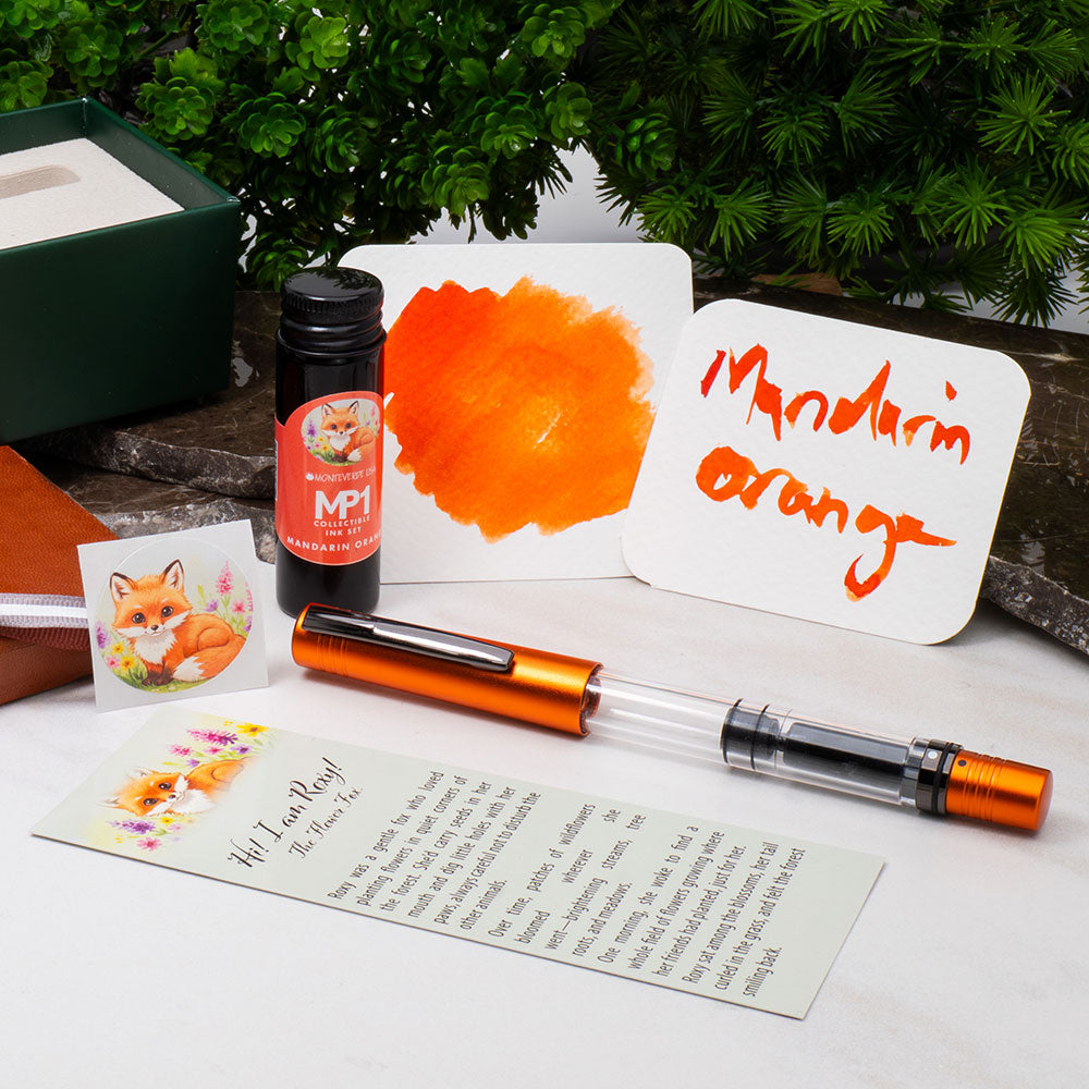 Monteverde MP1 Set Foxy Orange Fountain Pen + 15ml Ink