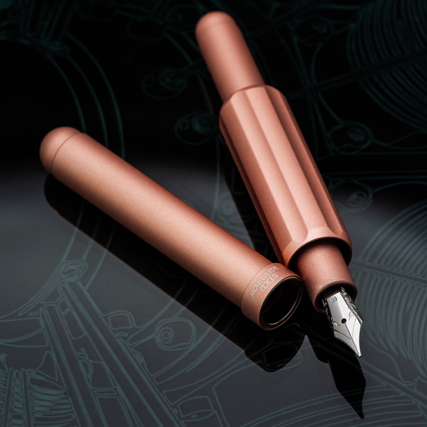 Monteverde Axis Champagne Fountain Pen