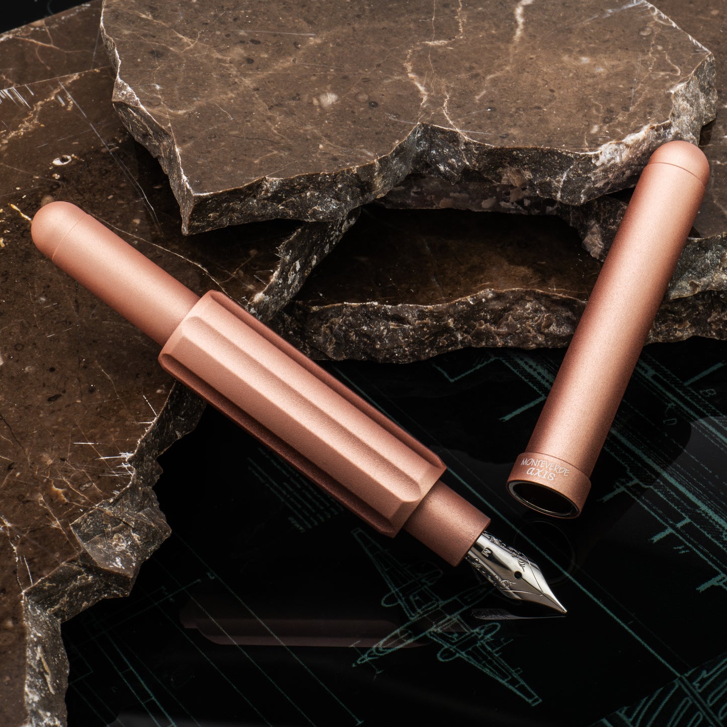 Monteverde Axis Champagne Fountain Pen