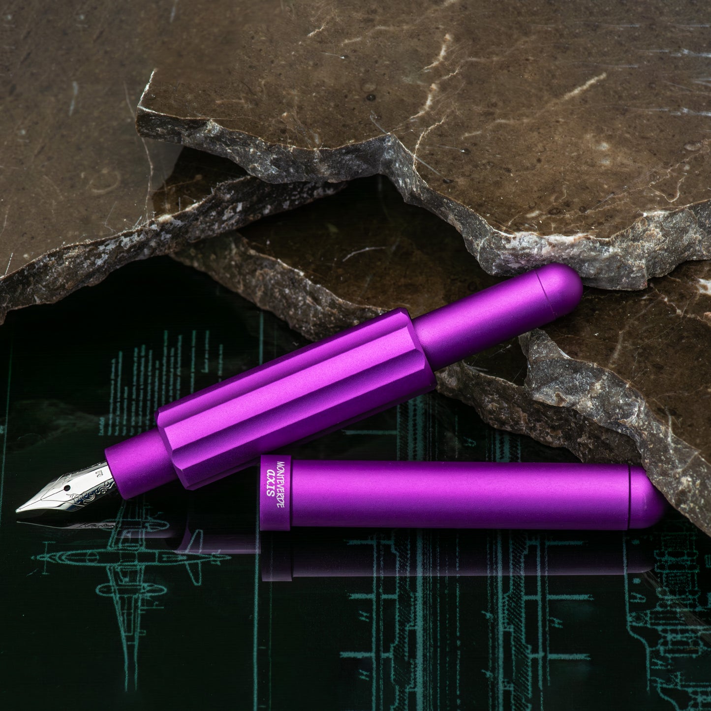 Monteverde Axis Purple Fountain Pen