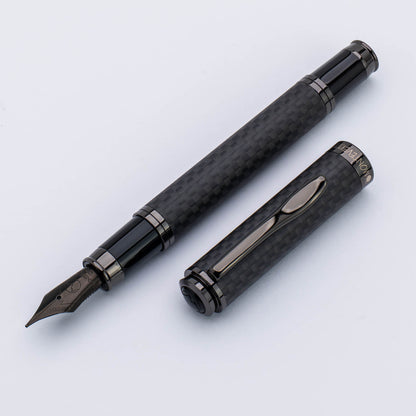 Monteverde Innova Fountain Pen Matte Carbon & Gunmetal