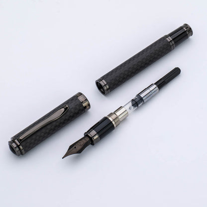 Monteverde Innova Fountain Pen Matte Carbon & Gunmetal