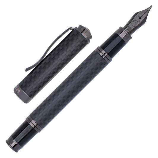 Monteverde Innova Fountain Pen Matte Carbon & Gunmetal