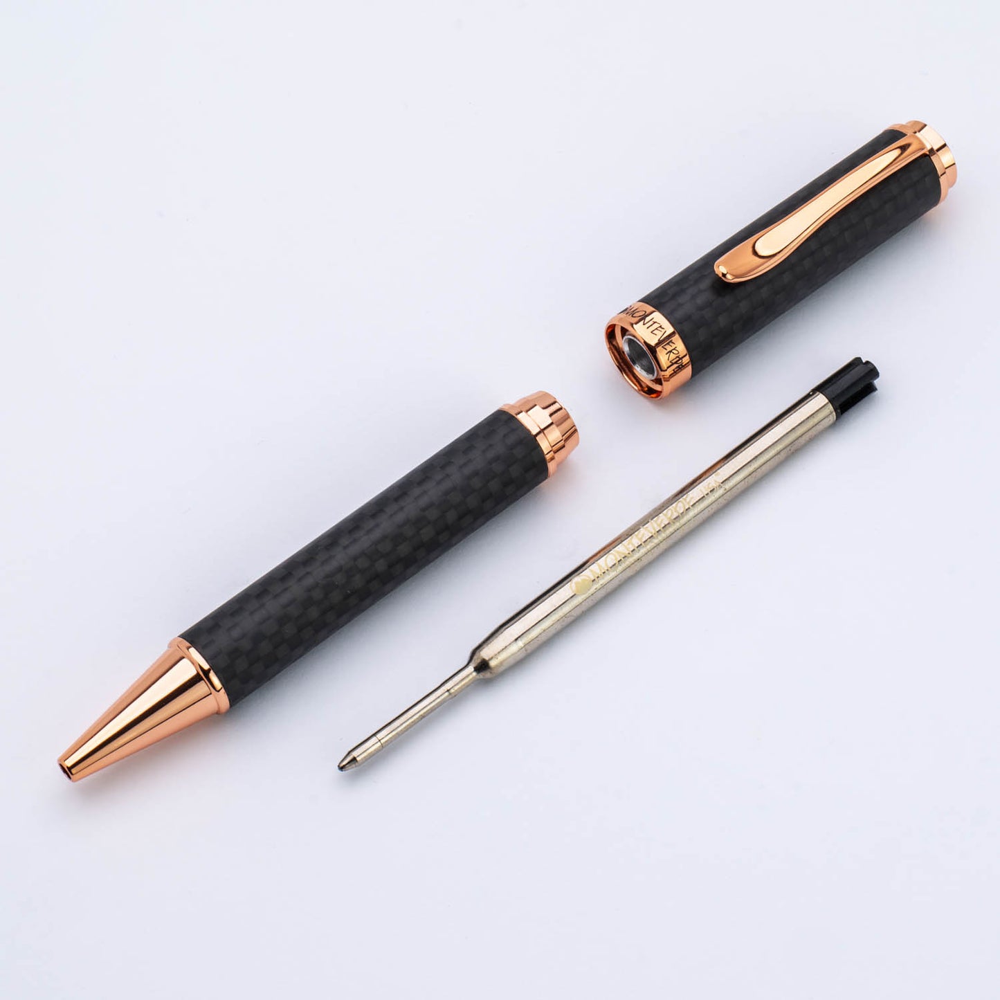 Monteverde Innova Ballpoint Matte Carbon & Rosegold