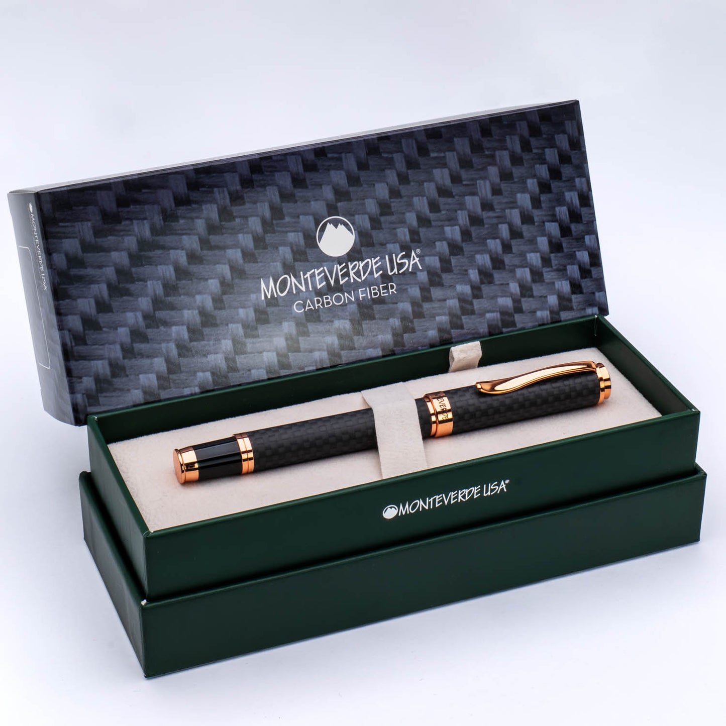 Monteverde Innova Rollerball Matte Carbon & Rosegold
