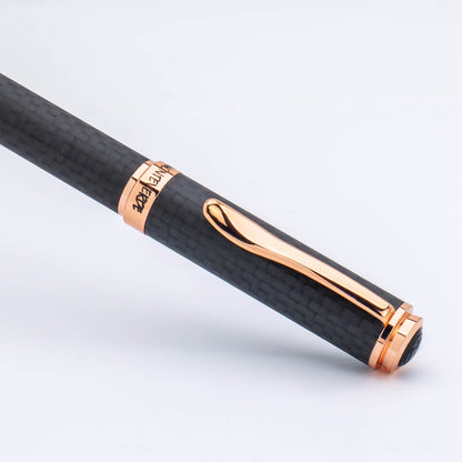 Monteverde Innova Fountain Pen Matte Carbon &  Rosegold