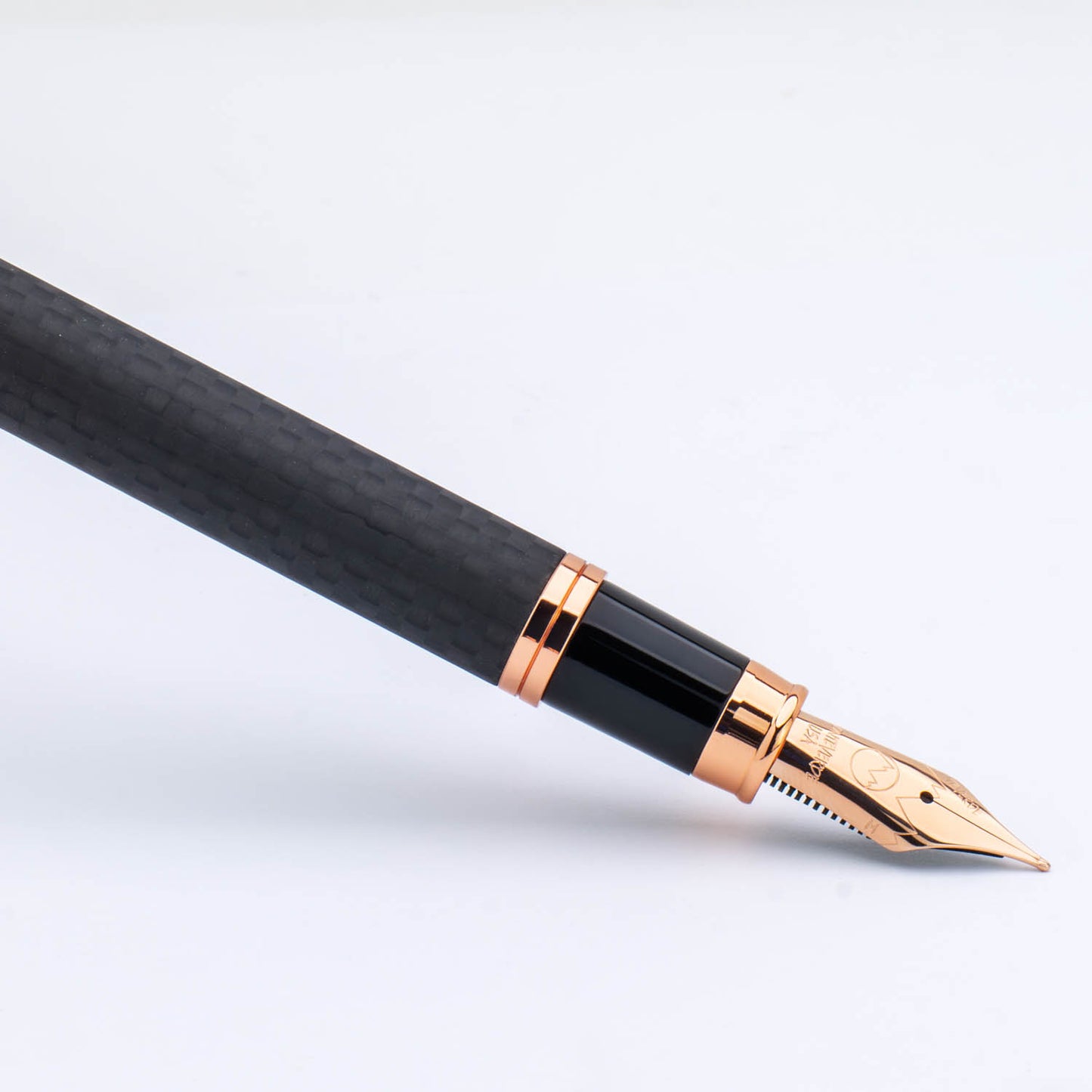 Monteverde Innova Fountain Pen Matte Carbon &  Rosegold