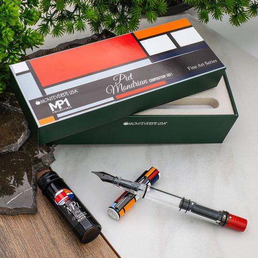 Monteverde MP1 Set Mondrian Fountain Pen + 15ml Ink