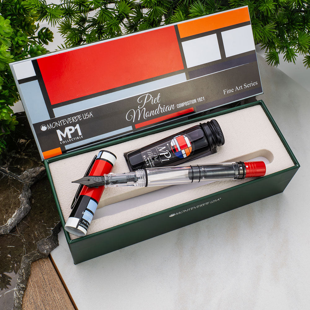Monteverde MP1 Set Mondrian Fountain Pen + 15ml Ink