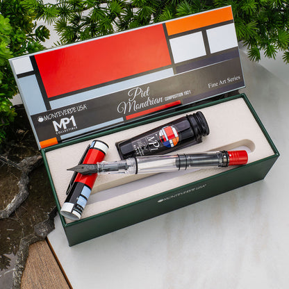Monteverde MP1 Set Mondrian Fountain Pen + 15ml Ink