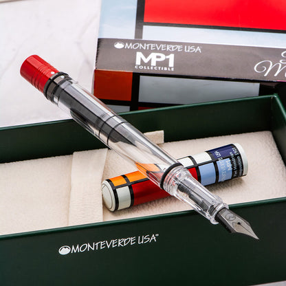 Monteverde MP1 Set Mondrian Fountain Pen + 15ml Ink