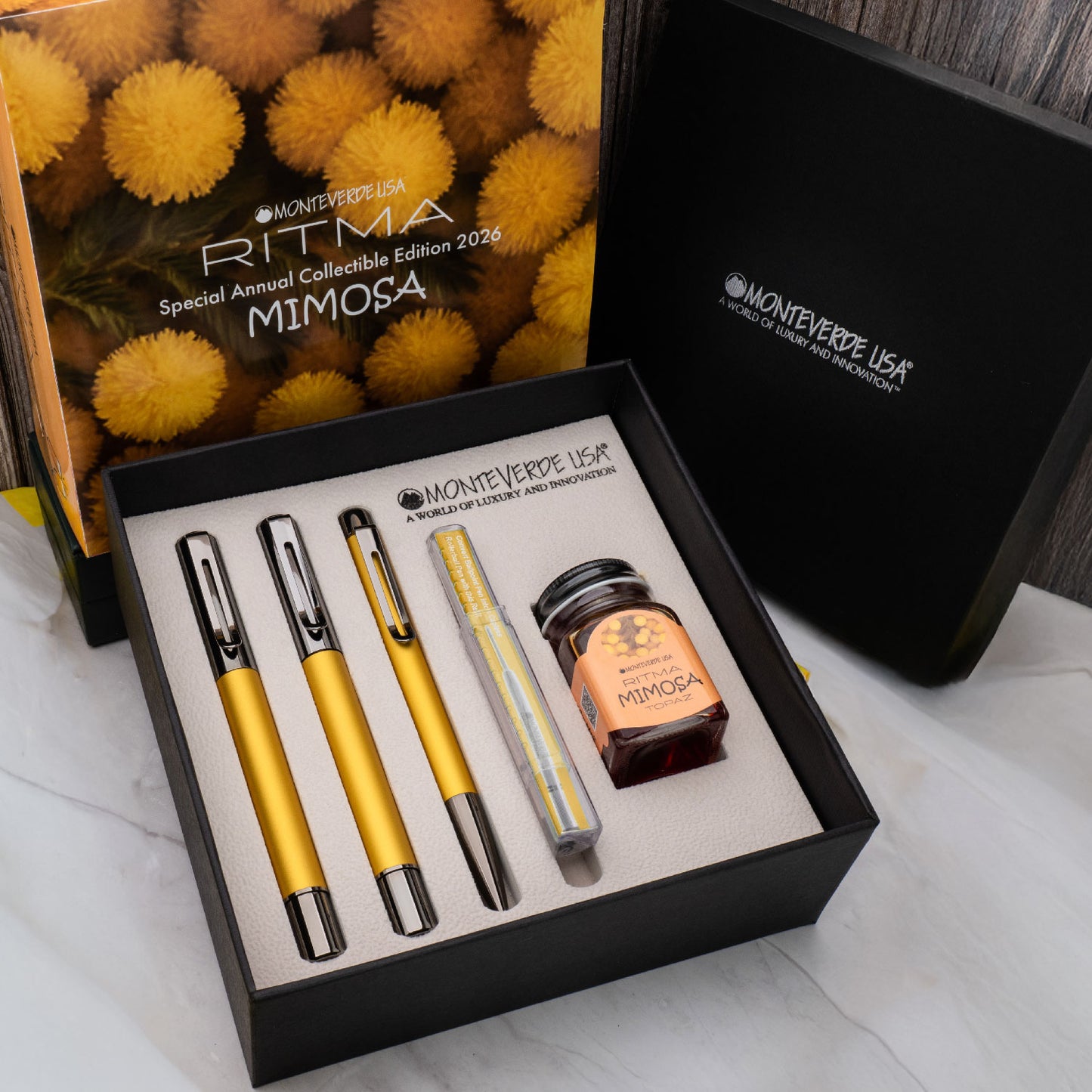 Monteverde Special Edition Ritma Mimosa 3+2 Pen Set