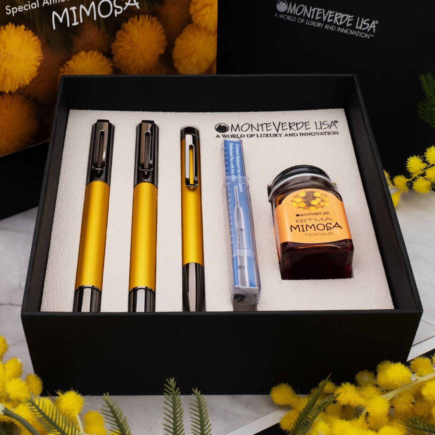 Monteverde Special Edition Ritma Mimosa 3+2 Pen Set