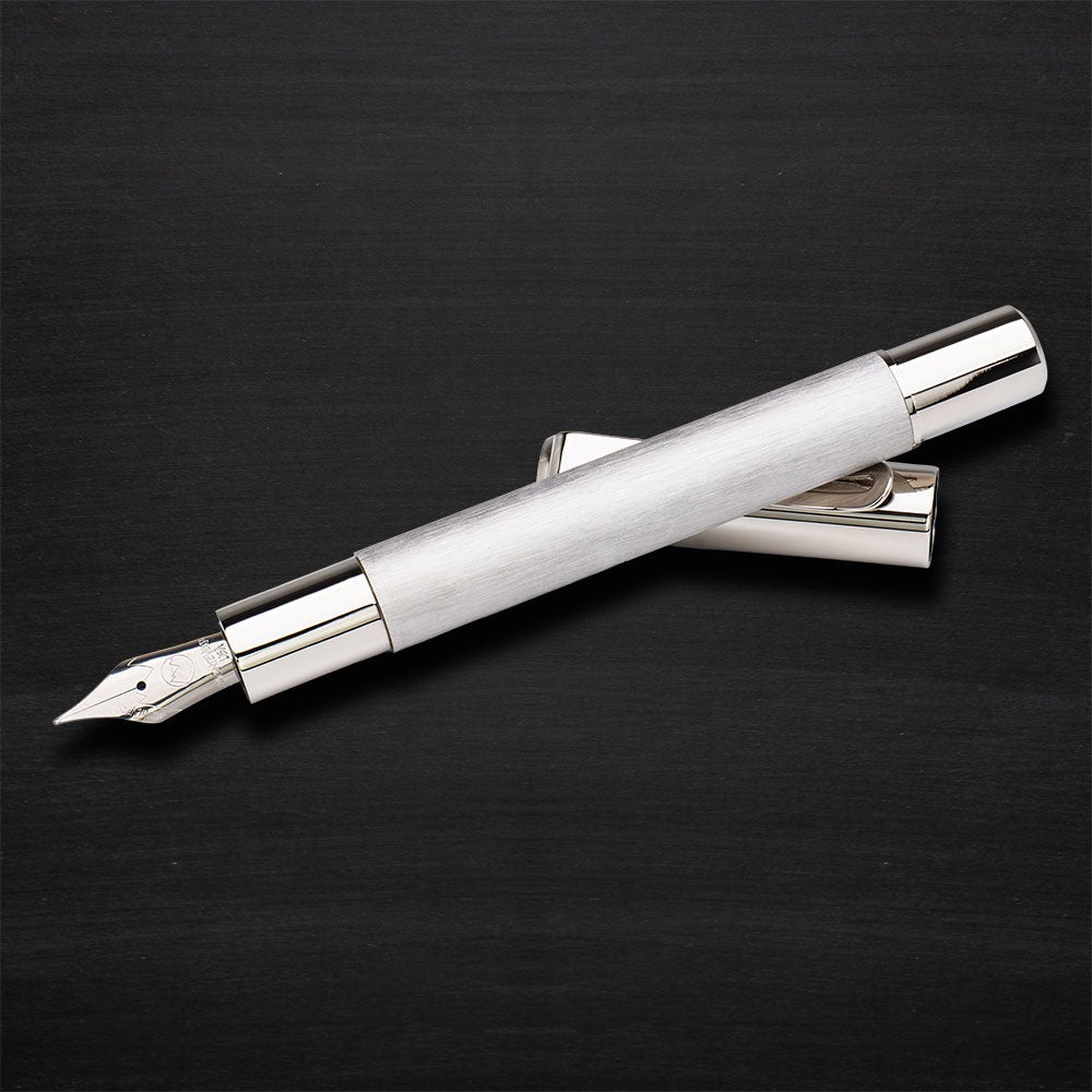 Monteverde Ritma Brushed Stainless Steel Fountain Pen