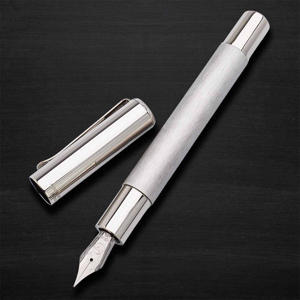 Monteverde Ritma Brushed Stainless Steel Fountain Pen
