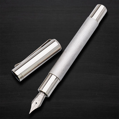 Monteverde Ritma Brushed Stainless Steel Fountain Pen