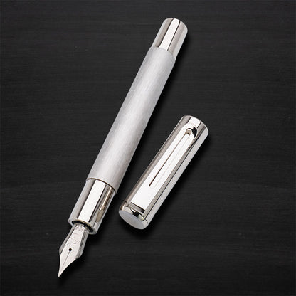 Monteverde Ritma Brushed Stainless Steel Fountain Pen